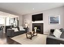 39 Nolanfield Terrace Nw, Calgary, AB  - Indoor Photo Showing Living Room With Fireplace 