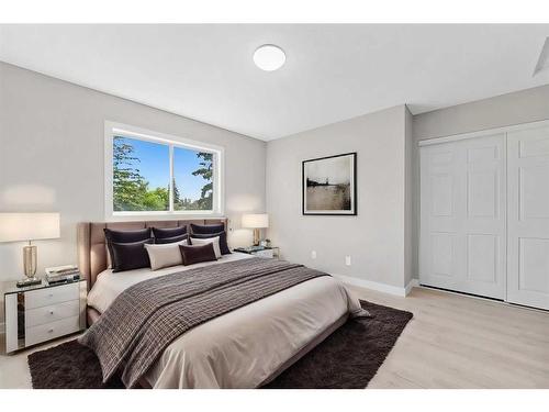 48 Dovercliffe Way Se, Calgary, AB - Indoor Photo Showing Bedroom