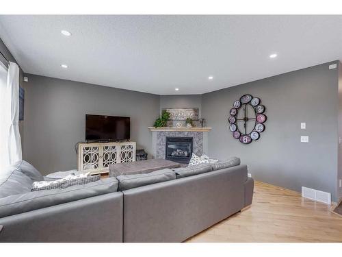 42 Coventry Crescent Ne, Calgary, AB - Indoor With Fireplace