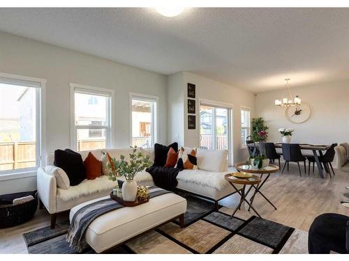 294 Walgrove Boulevard Se, Calgary, AB - Indoor Photo Showing Living Room