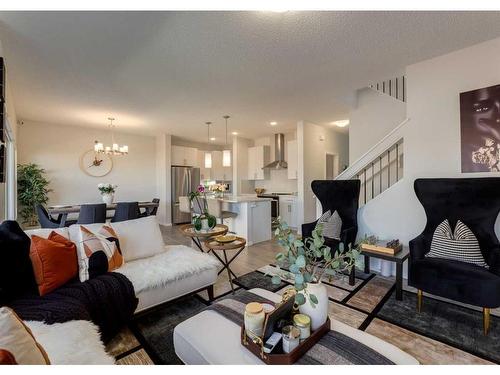 294 Walgrove Boulevard Se, Calgary, AB - Indoor Photo Showing Living Room