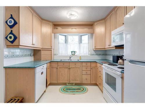 243 Silver Brook Way Nw, Calgary, AB - Indoor Photo Showing Kitchen With Double Sink