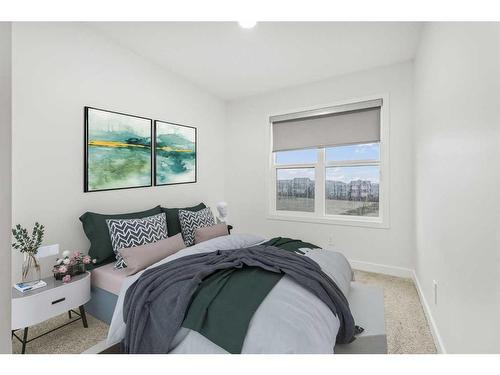 443 Livingston Way Ne, Calgary, AB - Indoor Photo Showing Bedroom