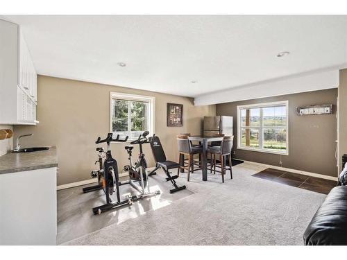 69 Evansbrooke Park Nw, Calgary, AB - Indoor Photo Showing Gym Room