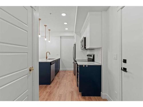 101-19621 40 Street Se, Calgary, AB - Indoor Photo Showing Kitchen