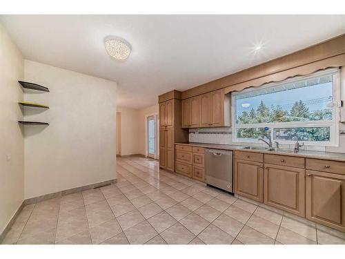 243 78 Avenue Ne, Calgary, AB - Indoor Photo Showing Kitchen With Double Sink