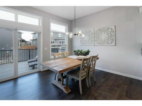 2205 Bayside Road Sw, Airdrie, AB - Indoor Photo Showing Dining Room