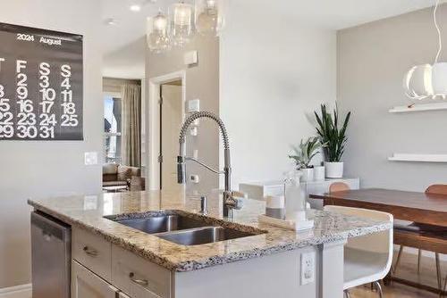 42 Nolanfield Heights Nw, Calgary, AB - Indoor Photo Showing Kitchen With Double Sink