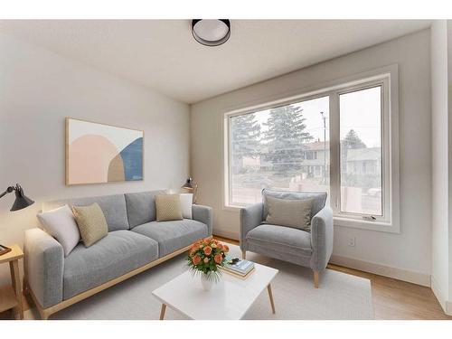 Unit C-2220 26 Avenue Sw, Calgary, AB - Indoor Photo Showing Living Room