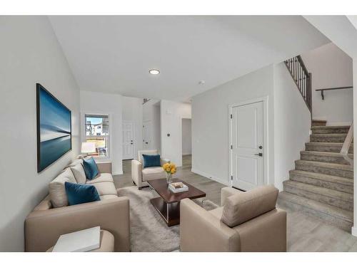 286 Homestead Terrace, Calgary, AB - Indoor Photo Showing Living Room