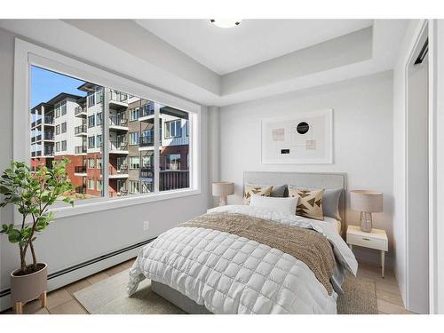 2203-395 Skyview Parkway Ne, Calgary, AB - Indoor Photo Showing Bedroom