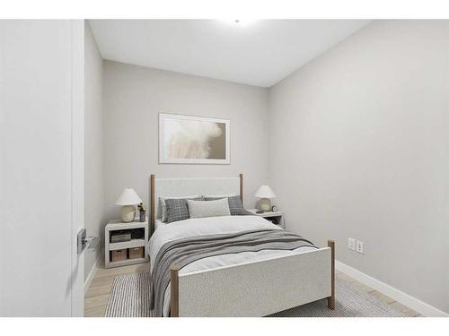 2203-395 Skyview Parkway Ne, Calgary, AB - Indoor Photo Showing Bedroom