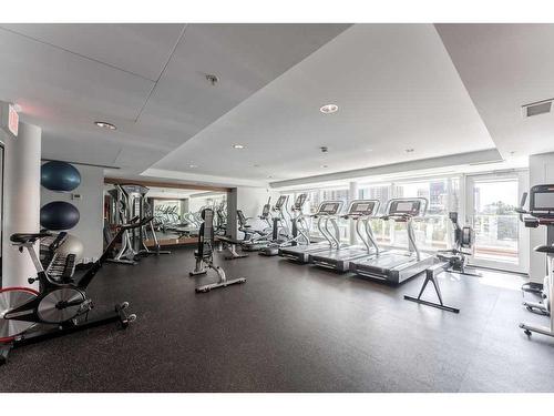 2706-510 6 Avenue Se, Calgary, AB - Indoor Photo Showing Gym Room