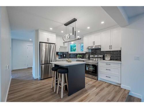 2306 19 Street Ne, Calgary, AB - Indoor Photo Showing Kitchen With Upgraded Kitchen