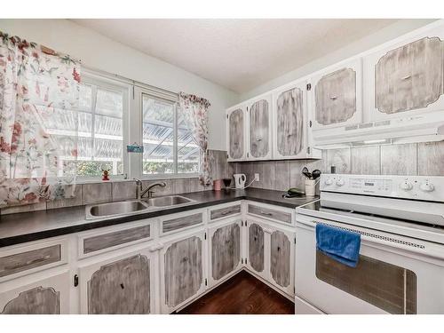 5114 43 Street, Olds, AB - Indoor Photo Showing Kitchen With Double Sink