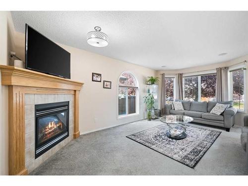 51 Tarington Way Ne, Calgary, AB - Indoor Photo Showing Living Room With Fireplace