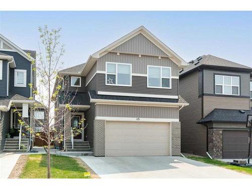 45 Savanna Alley Ne, Calgary, AB - Outdoor With Facade