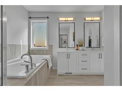 18 Savoy Landing Se, Calgary, AB - Indoor Photo Showing Bathroom