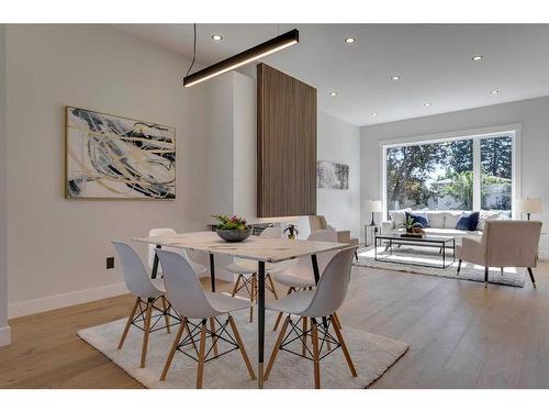 2432 26 Avenue Nw, Calgary, AB - Indoor Photo Showing Dining Room