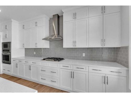 109 Kinniburgh Cove, Chestermere, AB - Indoor Photo Showing Kitchen With Upgraded Kitchen