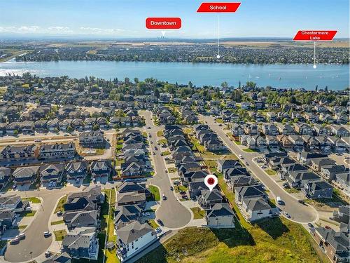 109 Kinniburgh Cove, Chestermere, AB - Outdoor With Body Of Water With View