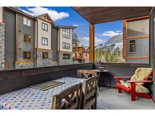 103-707 Spring Creek Drive, Canmore, AB - Outdoor With Deck Patio Veranda With Exterior