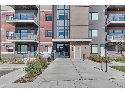 403-214 Sherwood Square Nw, Calgary, AB - Outdoor With Balcony With Facade