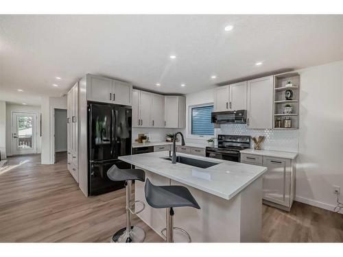 52 Riverbirch Road Se, Calgary, AB - Indoor Photo Showing Kitchen With Upgraded Kitchen