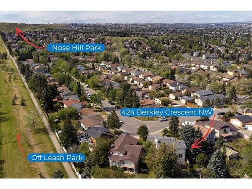 424 Berkley Crescent Nw, Calgary, AB - Outdoor With View