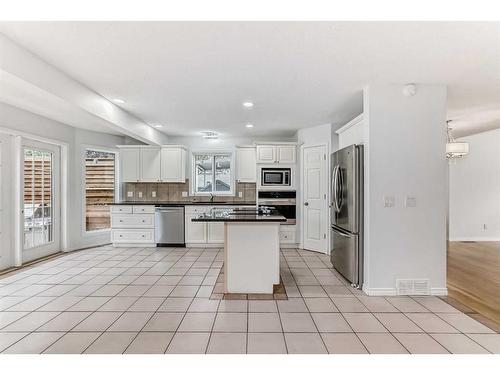 107 Douglasview Bay Se, Calgary, AB - Indoor Photo Showing Kitchen With Stainless Steel Kitchen