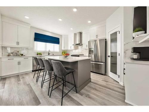 93 Setonstone Green Se, Calgary, AB - Indoor Photo Showing Kitchen With Upgraded Kitchen