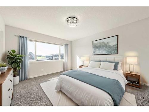 93 Setonstone Green Se, Calgary, AB - Indoor Photo Showing Bedroom