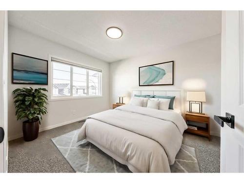 93 Setonstone Green Se, Calgary, AB - Indoor Photo Showing Bedroom