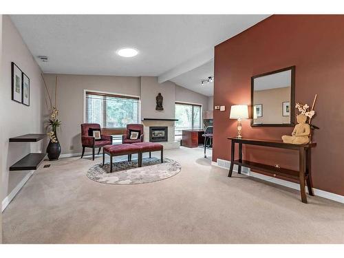 13907 Deer Ridge Drive Se, Calgary, AB - Indoor With Fireplace