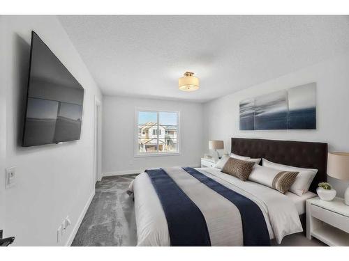 35 Homestead Passage, Calgary, AB - Indoor Photo Showing Bedroom