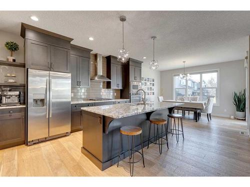 202 Auburn Sound Manor Se, Calgary, AB - Indoor Photo Showing Kitchen With Upgraded Kitchen