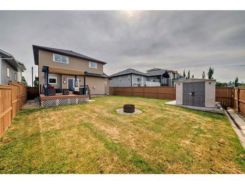 607 Hamptons Place Se, High River, AB - Outdoor With Deck Patio Veranda With Backyard With Exterior