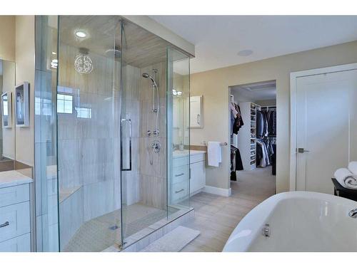 39 Prairie Smoke Rise, Rural Rocky View County, AB - Indoor Photo Showing Bathroom