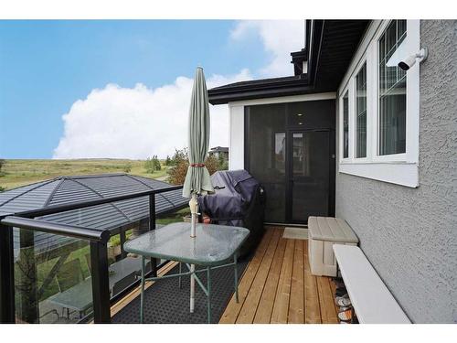 39 Prairie Smoke Rise, Rural Rocky View County, AB - Outdoor With Deck Patio Veranda With Exterior