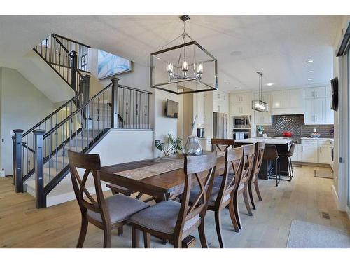 39 Prairie Smoke Rise, Rural Rocky View County, AB - Indoor Photo Showing Dining Room