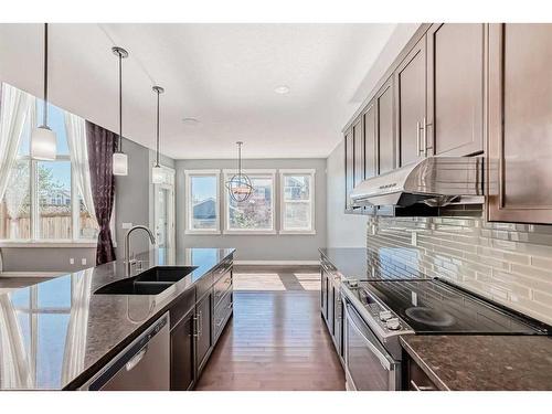 9 Sherwood Street Nw, Calgary, AB - Indoor Photo Showing Kitchen With Double Sink With Upgraded Kitchen