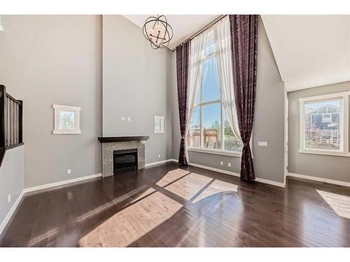 9 Sherwood Street Nw, Calgary, AB - Indoor With Fireplace