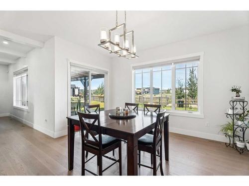 1476 Coopers Landing Sw, Airdrie, AB - Indoor Photo Showing Dining Room