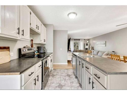 5431 Madigan Drive Ne, Calgary, AB - Indoor Photo Showing Kitchen With Double Sink