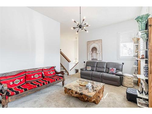 143 New Brighton Close Se, Calgary, AB - Indoor Photo Showing Living Room