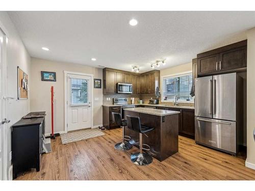 517-2400 Ravenswood View Se, Airdrie, AB - Indoor Photo Showing Kitchen With Stainless Steel Kitchen