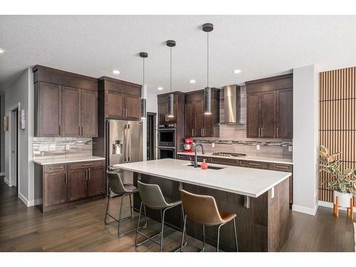 85 Legacy Manor Se, Calgary, AB - Indoor Photo Showing Kitchen With Stainless Steel Kitchen With Upgraded Kitchen