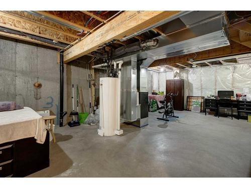 871 Carrington Boulevard Nw, Calgary, AB - Indoor Photo Showing Basement