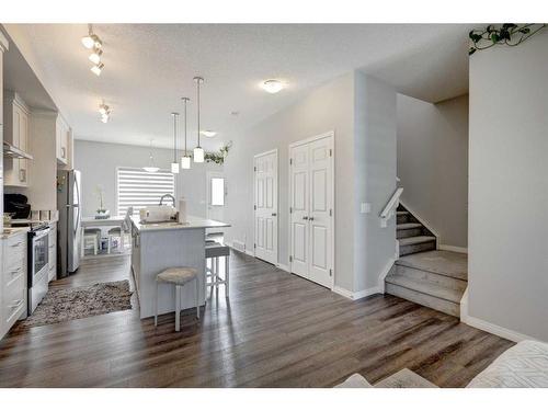 871 Carrington Boulevard Nw, Calgary, AB - Indoor Photo Showing Kitchen With Upgraded Kitchen