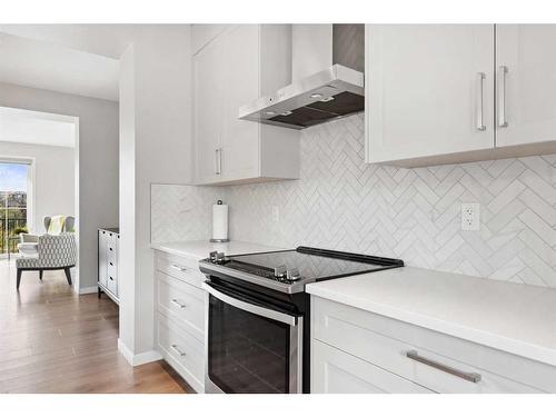 246 Sage Meadows Green Nw, Calgary, AB - Indoor Photo Showing Kitchen With Upgraded Kitchen